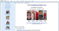 Desktop Screenshot of gameroomantiques.com